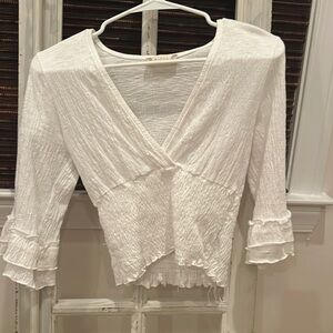 Altard State White Blouse Size XS